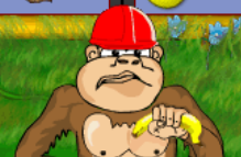 Игровой автомат обезьянка в каске